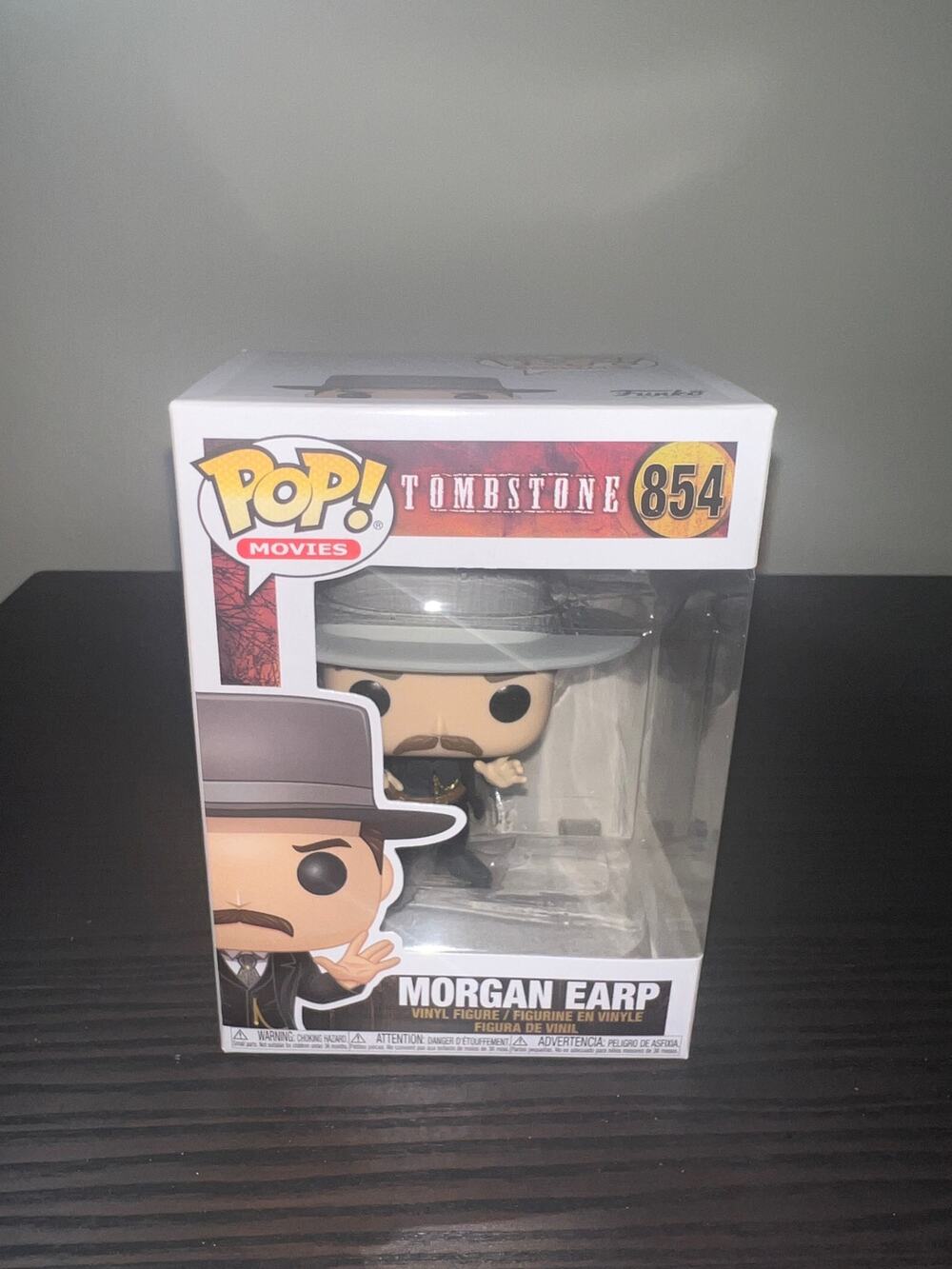 VAULTED Morgan Earp Funko Pop #854 Tombstone Western Movies Vinyl Paxton Films